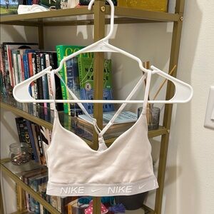 Nike Women's White Sports Bra